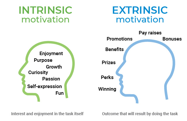 Why we do what we do? Intrinsic vs Extrinsic motivation