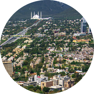 Pakistan aerial view
